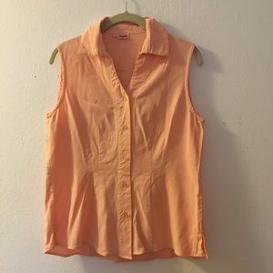 Tianello Sleeveless Peach Top